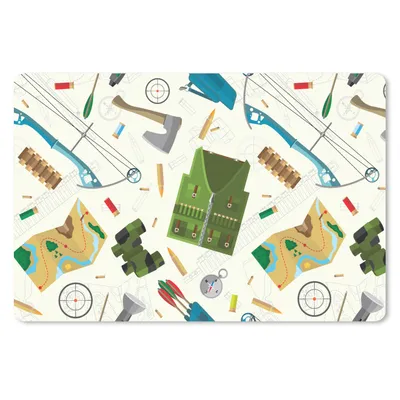Produktbild von MuchoWow® Mauspad Mousepad Bogen - Kugeln - Patronen 27x18 cm - Mousepads - Maus Mat - Pad - Mausunterlage - Büroartikel - Desk Matten