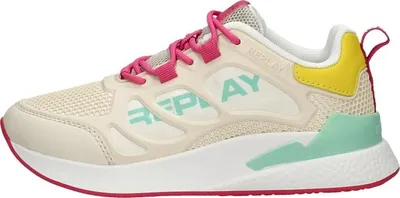 Image de Replay Maze JR  Sneakers Laag - Beige - Maat 38