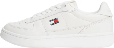 Productafbeelding van Tommy Jeans dames sneakers met cupzool, model Archive '98, retrostijl met logo, wit (ecru), maat 39