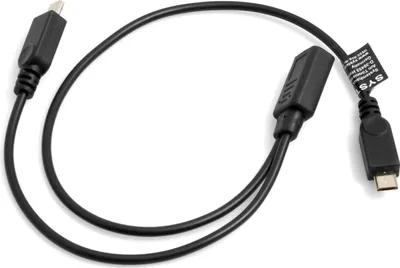 Produktbild von System-S USB Typ C Eingang zu 2X Micro USB Ausgang Y Kabel Splitter Adapterkabel