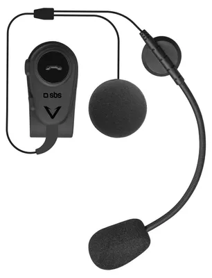 Produktbild von SBS TEEARSETMONOMOTOBTK, Kabellos, 20 - 20000 Hz, Motorrad, 50 g, Kopfhörer, Schwarz