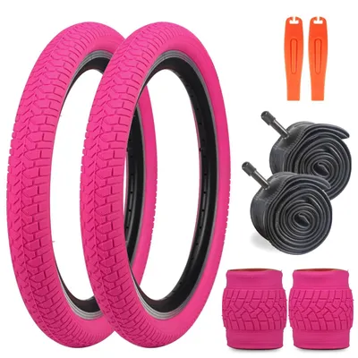 Produktbild von Solidchoice – Set aus 2 faltbaren Fahrradreifen, 20 Zoll, inklusive Innenreifen