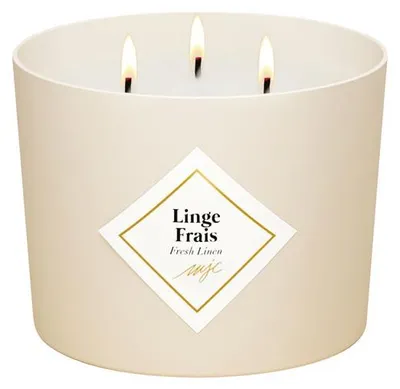 Image de Bougie Linge Frais 350g - Maison Berger