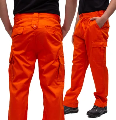 Immagine prodotto di Pantaloni da lavoro da uomo FIRI, modello "Kampfhose", arancioni, taglia S