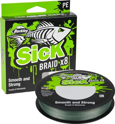 Productafbeelding van Berkley Sick Braid x8 (300 meter, mosgroen)