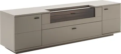 Produktbild von Fernsehschrank 210 cm in grau mit Eiche LIEZEN-05