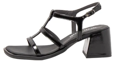 Image de Art Sandales à talons pour Femme 2011 NAPPA SHINNY BLACK / VERONA Couleur Noir