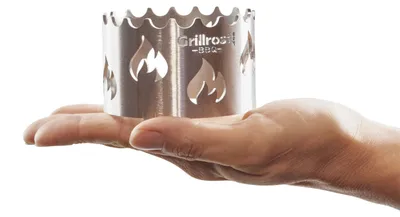 Produktbild von Mini Wokaufsatz aus Edelstahl - für Mini Feuerplatte steckbar