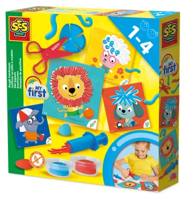 Produktbild von SES Creative My First - Knetfrisuren, Knetmasse-Spielset, Mehrfarbig, Kind, Junge/Mädchen, 1 Jahr(e), 4 Jahr(e)