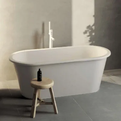 Produktbild von Mineralguss Badewanne LUANARA freistehend 156 cm