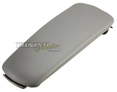 Produktbild von Deckel Abdeckung LEDER Grau Armlehne Mittelarmlehne für Audi A4 S4 8E B6 B7 8H