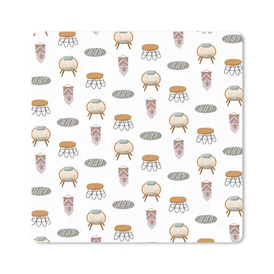 Produktbild von MuchoWow® Mauspad Mousepad Wohnzimmer - Farbe - Muster 30x30 cm - Mousepads - Maus Mat - Pad - Mausunterlage - Gaming