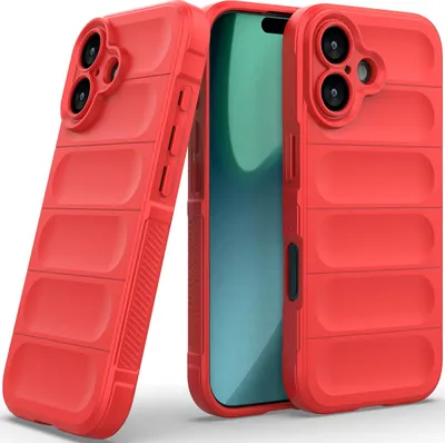 Produktbild von Handyhülle für iPhone 17 Weich TPU Silikon Stossfest Anti-rutsch Hülle Rot