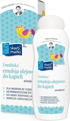 Obrázek produktu pro Skarb Matki Emulinka emulsja olejowa do kąpieli dla dzieci i niemowląt, 250 ml