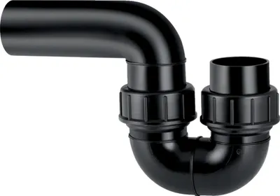 Produktbild von Geberit GE PE Siphon, mit Bundverschraubung, d 110 mm, 367730, 1 Stk.