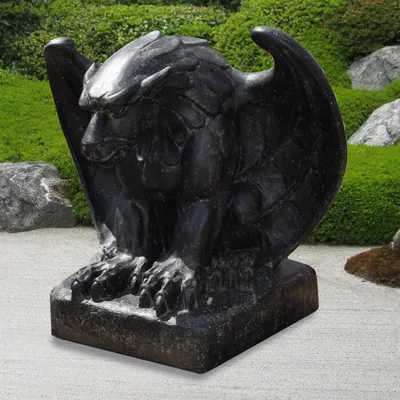 Immagine prodotto di Scultura da giardino: leone gotico di Bikan in pietra
