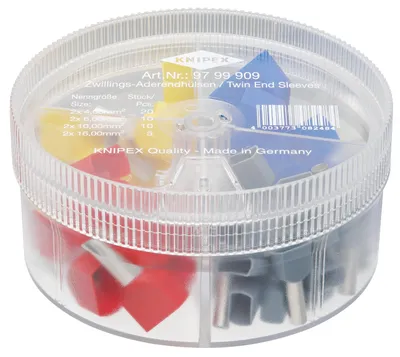 Immagine prodotto di KNIPEX - Kit di ghiere per fili - con ghiere a due fili