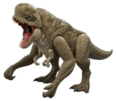 Produktbild von Jurassic World Rebirth Riesendinosaurierfigur Distortus Rex, ca. 78 cm, verschlingt kleine Dinosaurier, 4 Jahr(e), Mehrfarbig, Kunststoff