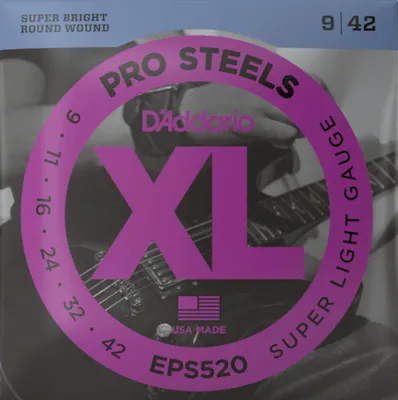 Produktbild von D'Addario EPS520 pro steels - super light (009-042)
