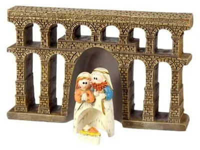 Handbemalte Harzfigur Aquaduct 6 cm