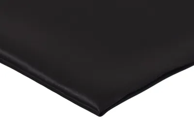 Produktbild von Satin ohne Elasthan, glatter Satin mit Glanz, Schwarz, 50 x 150 cm