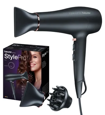Image de Beurer HC 50 Sèche-cheveux ionique 2200 watts Buse de coiffage charge statique Professional