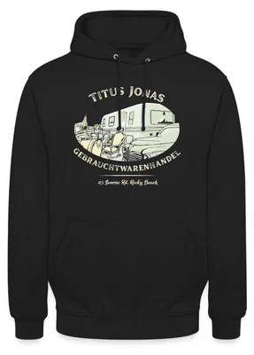Produktbild von Spreadshirt Die Drei Fragezeichen warenhandel Uni Hoodie, XL, Schwarz