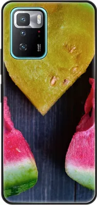 Produktbild von König Design Hülle kompatibel mit Xiaomi Poco X3 GT Kunststoff Soft Handyhülle - Handy Case Wassermelone