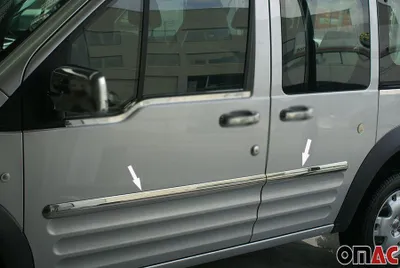 Immagine prodotto di Modanatura laterale della porta Modanature di protezione della porta per Ford Connect Acciaio inox corto 4x
