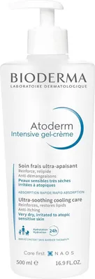 Produktbild von Bioderma Atoderm Intensive Gel-Crème beruhigende Emulsion für sehr trockene und empfindliche Haut 500 ml