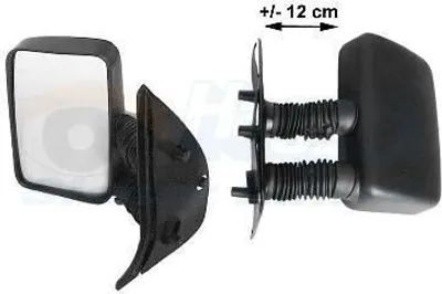 Produktbild von VAN WEZEL 1747812 Außenspiegel Seitenspiegel Rechts für FIAT DUCATO Pritsche/Fahrgestell (230) Konvex