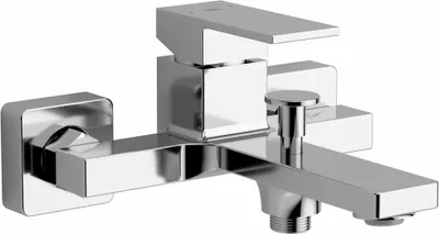 Obrázok produktu pre Nástenná vaňová batéria CUBEMIX, chróm