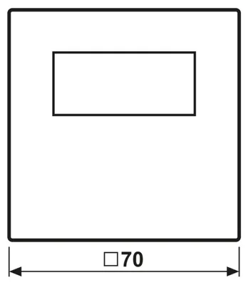 Imagen del producto de JUNG HOME BTLS1791WW: Pantalla de termostato para ambiente, modelo 1