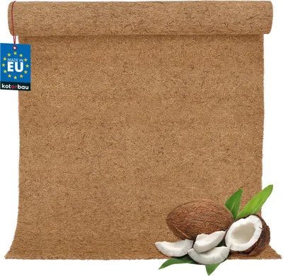 Obrázok produktu pre KOTARBAU® Kokosová rohož v roli 80 x 200 cm Kokosová rohož pre rastliny Univerzálna rohož pre rastliny Kokosové vlákna Záhradníctvo Zimná ochrana Kokosové rohože Rohož z kokosových vlákien Rohož na ochranu proti chladu Rohož na ochranu proti chladu