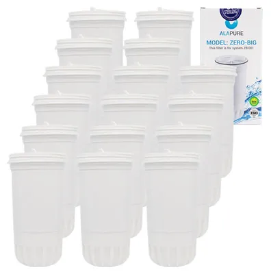 Immagine prodotto di Filtri per l'acqua Alapure, compatibili con ZeroWater CWF1003, confezione da 16 pezzi