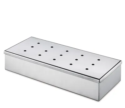 Image de Küchenprofi Boîte de fumage BBQ Acier inoxydable Convient aux barbecues à gaz et à charbon