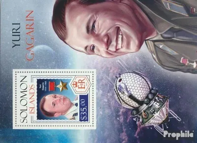 Produktbild von Briefmarken Salomoninseln 2014 Mi Block 273 (kompl. Ausg.) postfrisch Yuri Gagarin