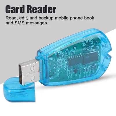 Produktbild von Czytnik kart, czytnik kart SIM, czytnik kart SIM UIM z interfejsem USB, czytnik kart USB, czytnik kart do telefonów komórkowych, nagrywarka czytników kart SIM