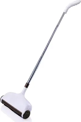 Produktbild von Automatischer Kehrbesen mit Rädern, Bodenschonender Reinigungsbesen mit Ergonomischem Design, kabellos - WIZBROOM