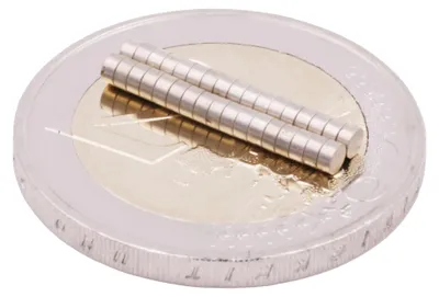Produktbild von Brudazon | 60 Scheibenmagnete 2x1 mm | N52 Klasse Neodym Magnete | Modellbau