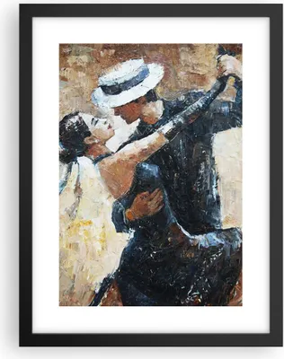 Produktbild von Gerahmtes Poster - Schwarzer Rahmen - tanzen sie - 30x40 cm - Wand Bild - Wanddeko - Wandbilder - Kunstposter - Wandposter - Bilderrahmen - Bilder - Kunstdruck - Wandbild - P2BPA30x40-3773