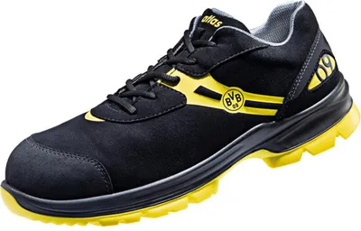 Produktbild von Atlas Sicherheitshalbschuh Malocher 09 S3 ESD SRC DGUV W10 Gr. 46 schwarz/neon-gelb