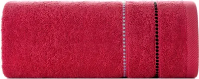 Zdjęcie produktu dla Eurofirany 452938, 50 x 90 cm, Bawełna, Poliester, Czerwony, 1 szt.