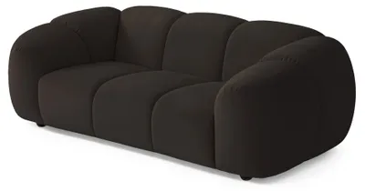Obrázek produktu pro Selsey Millma – pohovka, dvoumístná, sametová, hnědá, 180 cm