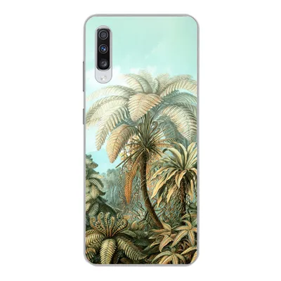 Produktbild von MuchoWow® Handyhülle Schutzhülle Hülle für Samsung Galaxy A70 Filicinae - Haeckel - Alte Meister Silikon Softcase Handy Hülle - Schutzhaube