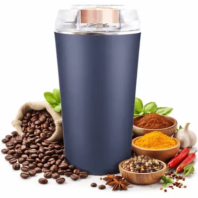 Immagine prodotto di Macinacaffè elettrico 200W per chicchi noci spezie lame inox tritatutto cucina