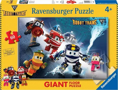 Image de Puzzle Robot Trains 60 pièces