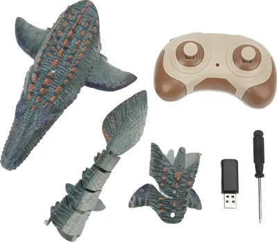 Obrázek produktu pro Dálkově ovládaná loď Mosasaurus Shape 2,4 GHz High Simulation Vodotěsná potápěčská hračka pro dospělé děti