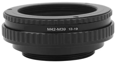Produktbild von NEWYI M42-M39 12-19 mm Refit-Verstärkungslinse aus Aluminiumlegierung, Makro-Fokussierröhre