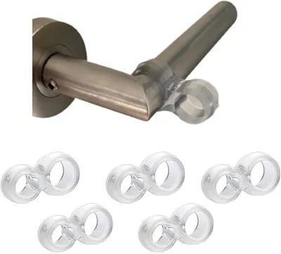 Produktbild von 15xTürstopper klinke Türklinkenpuffer Türklinken stopper, türgriff stopper, türgriff schutz, türklinke, türstopper griff, türklinkenpuffer transparent